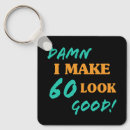 Search for 60th birthday key rings Humour