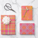 Search for hot pink and orange wrapping paper Retro