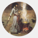 Search for magic circle stickers Witch