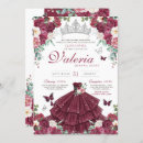 Search for burgundy and silver invitations Maroon