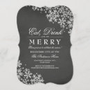 Search for white christmas invitations Dinner