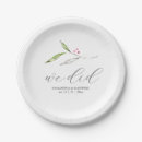 Search for rustic christmas plates Watercolor greenery