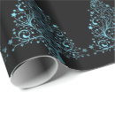 Search for blue star wrapping paper Black