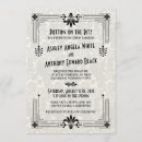 Search for 20s wedding invitations Roaring twenties