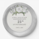 Search for 25th anniversary plates Elegant
