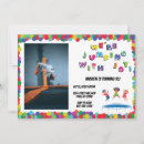 Search for bounce birthday invitations Colorful