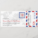 Search for airmail invitations Red