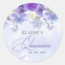 Search for purple quinceanera stickers Floral