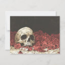 Search for skull illustration postcards Roses
