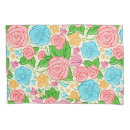 Search for blue flower pillowcases Roses