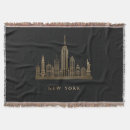Search for new york city skyline blankets Travel