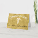 Search for doctor congratulations cards Caduceus