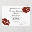 Search for red lips invitations Kiss