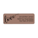 Search for rich return address labels Black