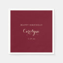 Search for maroon napkins Modern