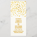 Search for gold foil wedding programs Chic