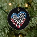 Search for stars and stripes christmas tree decorations Heart