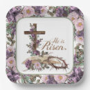 Search for he is risen plates Easter