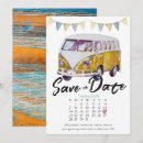 Search for hippie save the dates Retro