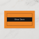 Search for mark business cards Orange
