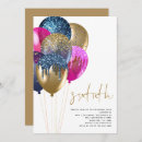 Search for blue and gold 60th birthday invitations Glitter