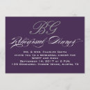 Search for purple and grey invitations Script