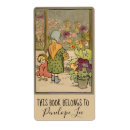 Search for flower bookplates Old fashioned