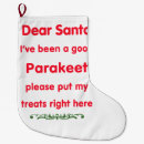 Search for parakeet christmas stockings Cute