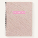 Search for faux fur notebooks Monogrammed