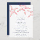 Search for starfish rehearsal dinner invitations Coastal