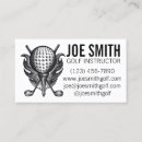Search for pro shop business cards Golfer