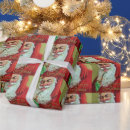 Search for creepy christmas wrapping paper Santa