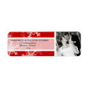 Search for snowflake wedding return address labels Xmas