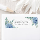 Search for blue hydrangea return address labels Hydrangeas