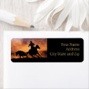 Search for rope return address labels Cowboy