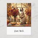 Search for seasons greetings postcards Cat