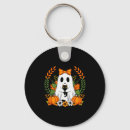 Search for ghost the musical key rings Black cat