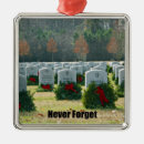 Search for cemetery christmas tree decorations Military