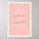 Search for funny dessert quotes Typography