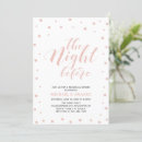 Search for rose gold typography invitations Script