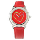 Search for heart shaped watches Red