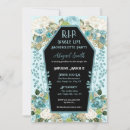 Search for blue funeral invitations Roses