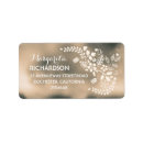 Search for taupe brown return address labels Beige