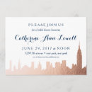 Search for new york skyline invitations Gold