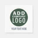 Search for branded napkins Your logo here