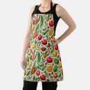 Search for fruit and vegetables aprons Pattern