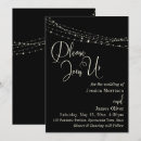 Search for black light wedding invitations Couple