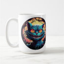 Search for cheshire cat mugs Alice in wonderland