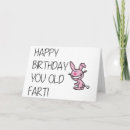 Search for funny fart birthday cards Old