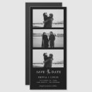 Search for black save the dates Minimal